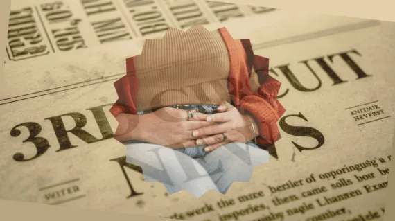 3rd Circuit Vaginal Mesh News headline featuring a woman with pelvic pain