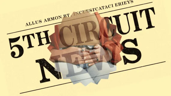 5th Circuit Vaginal Mesh News headline featuring a woman with pelvic pain